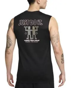 NIKE ナイキDri-FIT ノースリーブ フィットネスTシャツ　トレーニングのサムネイル