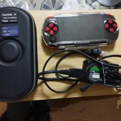 PSP 3000 すぐ遊べるセット、充電器、メモリースティック2枚、ソフト1枚