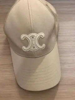 CELINE セリーヌ トリオンフ ベースボールキャップ ピンク Mサイズ