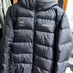 MOVE SPORT 中綿フード付きジャケット ブラック