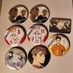 ハイキュー!! 缶バッジセット 8個