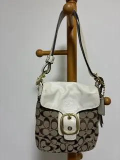 COACH ロゴデザイン 2wayバッグ ハンドバッグ ショルダーバッグ
