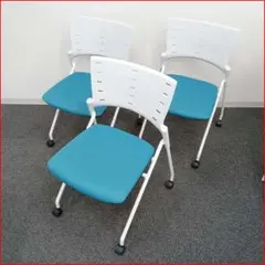 ★ITOKI／イトーキ★MANOSS／マノス ネスティングチェア★3脚セット★