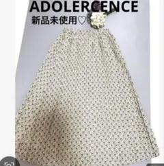 【新品未使用 】ADOLERCENCE アドレセンス スカート 花柄 プリーツのサムネイル