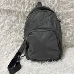 TUMI Voyageur Brive ボディパック　ナイロン　グレー　トゥミ