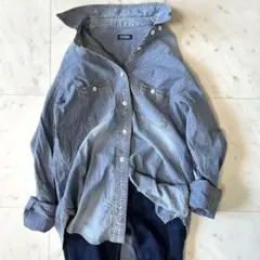 美品　ジャーナルスタンダード　デニムシャツ　ブラウス　コットン