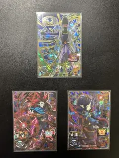 スーパードラゴンボールヒーローズ MM3-025 パイクーハン 他2枚