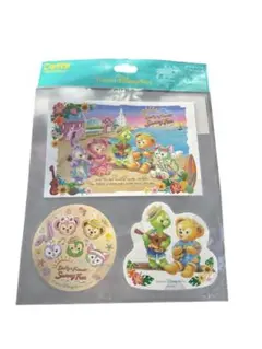東京ディズニーシー ダッフィー＆フレンズ ポストカード ステッカー