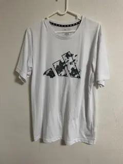 adidas カモフラージュロゴ Tシャツ Mサイズ