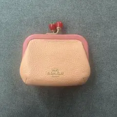 菜*花様 COACH コーチ 苺 がま口財布