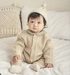 ニットロンパース　アプレレクール　80