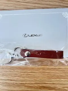 Lexus ブラウンレザーキーホルダー