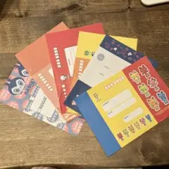 【平成レトロ】キャラクター レターセット 8枚