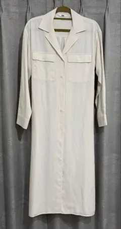 UNIQLOベルト付きシャツワンピース　長袖ワンピース