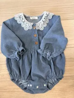 ペアマノン コーデュロイロンパース　80サイズ　ベビー服　秋冬服　長袖