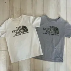 ノースフェイス 150cm ロゴTシャツ2枚セット　カモフラ