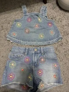 baby GAP デニム刺繍セット 18-24ヶ月