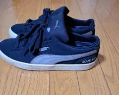 PUMA GORE-TEX ネイビースニーカー26 5