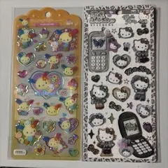 【正規品】平成ハッピーフォン　ハローキティー　ドロップジェリーシール　ウサハナ