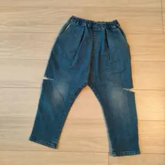 マーキーズ パンツ デニム テーパード タックパンツ 130センチ