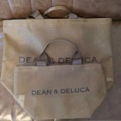 DEAN & DELUCA メッシュトートバッグ 2点セット S とLサイズ