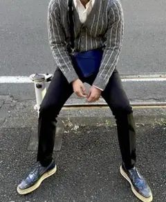 トムブラウン koe ウール ストライプ カーディガン