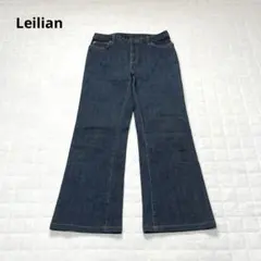 【レリアン】デニムパンツ　ブーツカット　ストレッチ　インディゴ　9 M相当　ラフのサムネイル