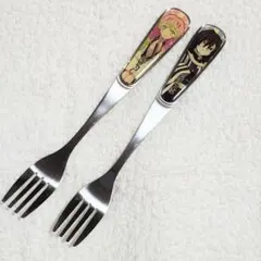 鬼滅の刃 ステンレスフォークセット　おばみつ　伊黒小芭内　甘露寺蜜璃