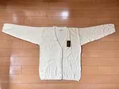 レディース　白　ニット　Mサイズ　カーディガン