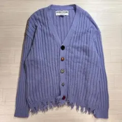 ホーボーストア ゴートゥーハリウッド/アソートボタン/Vネックニットカーディガン