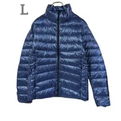【未使用】UNIQLO チェック柄ウルトラライトダウン　Lサイズ　レディース