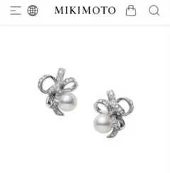MIKIMOTO Jeux de Rubans ピアスのサムネイル
