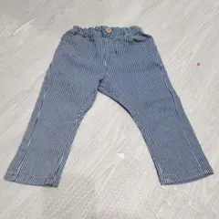 ブリーズ ベビー レギンス デニム風 ヒッコリー 90cm