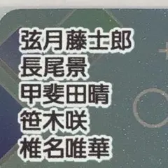 シークレット 弦月藤士郎 長尾景 甲斐田晴 笹木咲 椎名唯華 にじさんじチップス