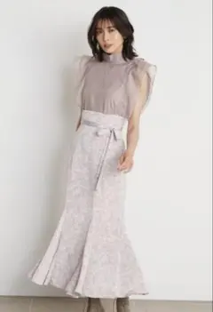 snidel スナイデル　ハイウエスト　マーメイド　フレアスカート