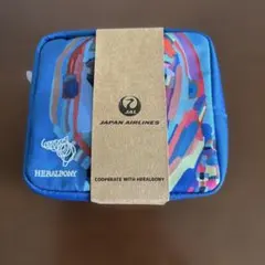 JAL 国際線ビジネスクラス HERALBONY アメニティポーチ