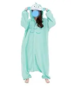 【美品】ハンギョドン　パジャマ着ぐるみ フリーサイズ サンリオ