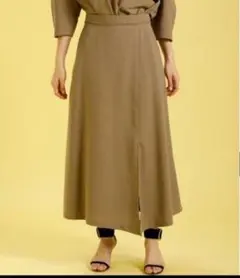 ☆INEDイネド☆アシンメトリースカート♪モカ茶のサムネイル