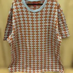 新品名作missoni チェックTシャツ ニット生地ミッソーニ48 7万 - メルカリ