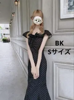 grl グレイル 2Wayドット柄マーメイドワンピース gn600