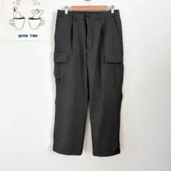 ワークマン　ユーティリティカーゴパンツ　ワイドシルエット　ウエストゴム