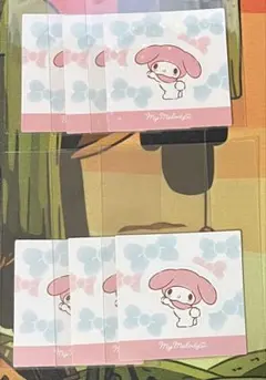 サンリオ なかよしシールグミ マイメロディ レア3枚 ノーマル3枚