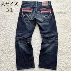 00s EDWIN wide denimpants big size y2k
