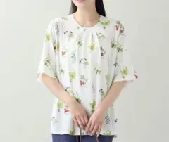 missel（ミゼール） 洗える　フルーツ柄Aラインカットソーブラウス Tシャツのサムネイル