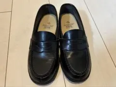 HARUTA KIDS ブラック ローファー 21.5cm