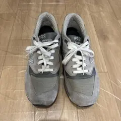 New Balance 998 グレー スニーカー　27.5