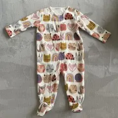 next 裏起毛　ベビーロンパース　6m-9m