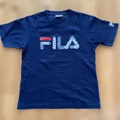 FILA 半袖Tシャツ　レディースM ネイビー