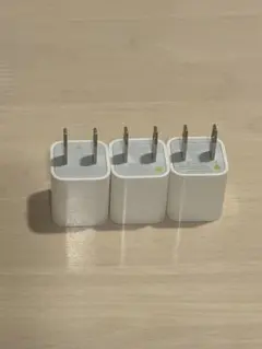 Apple 純正 ACアダプター USB充電器 電源アダプター　3個セット