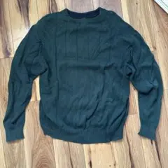 AMERICAN EAGLE ダークグリーン セーター
